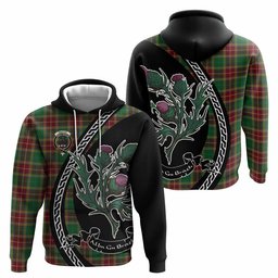 ScotsTee Shop Scottish Baxter Family Crest Tartan Hoodie Alba Thistle Inspired