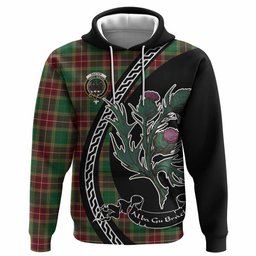 ScotsTee Shop Scottish Baxter Family Crest Tartan Hoodie Alba Thistle Inspired