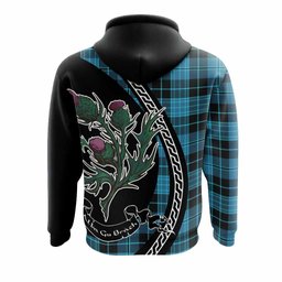 ScotsTee Shop Scottish Clergy Family Crest Tartan Hoodie Alba Thistle Inspired