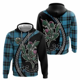 ScotsTee Shop Scottish Clergy Family Crest Tartan Hoodie Alba Thistle Inspired