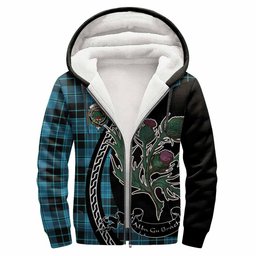 ScotsTee Shop Scottish Clergy Family Crest Tartan Hoodie Alba Thistle Inspired