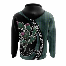 ScotsTee Shop Scottish Arbuthnot Family Crest Tartan Hoodie Alba Thistle Inspired