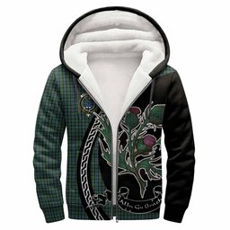 ScotsTee Shop Scottish Arbuthnot Family Crest Tartan Hoodie Alba Thistle Inspired
