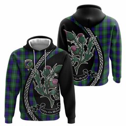 ScotsTee Shop Scottish Alexander Family Crest Tartan Hoodie Alba Thistle Inspired