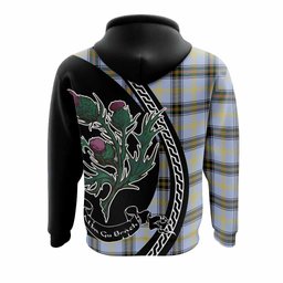 ScotsTee Shop Scottish Bell Family Crest Tartan Hoodie Alba Thistle Inspired
