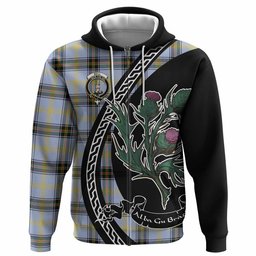 ScotsTee Shop Scottish Bell Family Crest Tartan Hoodie Alba Thistle Inspired