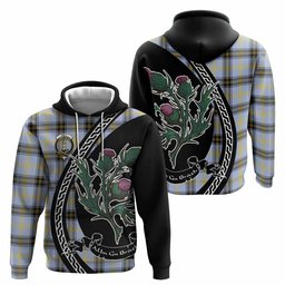 ScotsTee Shop Scottish Bell Family Crest Tartan Hoodie Alba Thistle Inspired