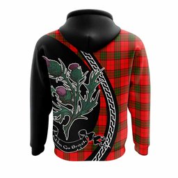 ScotsTee Shop Scottish Adair Family Crest Tartan Hoodie Alba Thistle Inspired