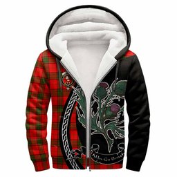ScotsTee Shop Scottish Adair Family Crest Tartan Hoodie Alba Thistle Inspired