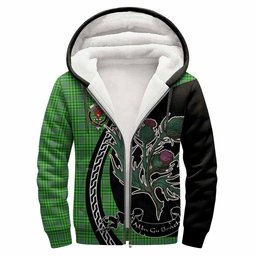 ScotsTee Shop Scottish Currie Family Crest Tartan Hoodie Alba Thistle Inspired