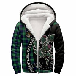 ScotsTee Shop Scottish Abercrombie Family Crest Tartan Hoodie Alba Thistle Inspired