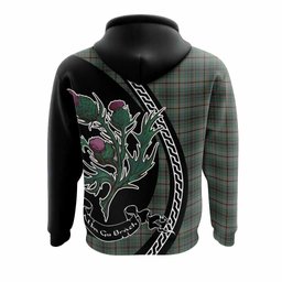 ScotsTee Shop Scottish Craig Family Crest Tartan Hoodie Alba Thistle Inspired