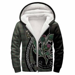 ScotsTee Shop Scottish Craig Family Crest Tartan Hoodie Alba Thistle Inspired