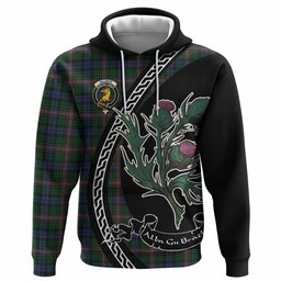 ScotsTee Shop Scottish Allison Family Crest Tartan Hoodie Alba Thistle Inspired