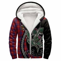 ScotsTee Shop Scottish Hamilton Family Crest Tartan Hoodie Alba Thistle Inspired