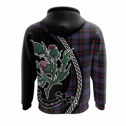 ScotsTee Shop Scottish Nairn Family Crest Tartan Hoodie Alba Thistle Inspired