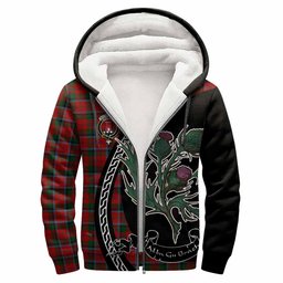 ScotsTee Shop Scottish MacNaughton (McNaughton) Family Crest Tartan Hoodie Alba Thistle Inspired