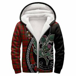 ScotsTee Shop Scottish MacColl (McColl) Family Crest Tartan Hoodie Alba Thistle Inspired