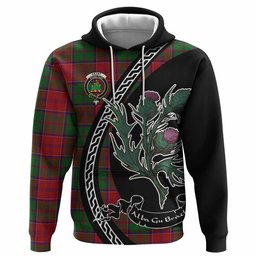 ScotsTee Shop Scottish Grant Family Crest Tartan Hoodie Alba Thistle Inspired