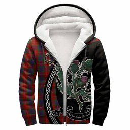 ScotsTee Shop Scottish Fraser Family Crest Tartan Hoodie Alba Thistle Inspired