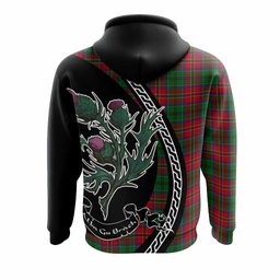 ScotsTee Shop Scottish MacCulloch (McCulloch) Family Crest Tartan Hoodie Alba Thistle Inspired
