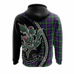 ScotsTee Shop Scottish Inglis Family Crest Tartan Hoodie Alba Thistle Inspired