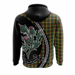 ScotsTee Shop Scottish MacMillan (McMillan) Family Crest Tartan Hoodie Alba Thistle Inspired