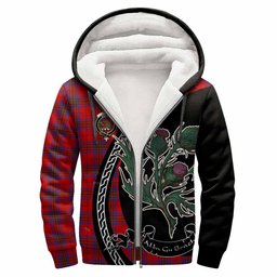 ScotsTee Shop Scottish Leslie Family Crest Tartan Hoodie Alba Thistle Inspired