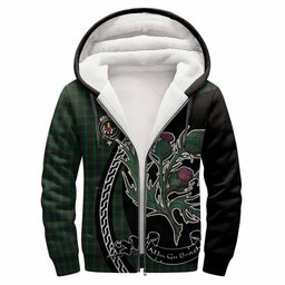 ScotsTee Shop Scottish Elphinstone Family Crest Tartan Hoodie Alba Thistle Inspired