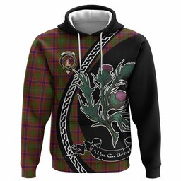 ScotsTee Shop Scottish Lumsden Family Crest Tartan Hoodie Alba Thistle Inspired