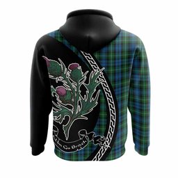 ScotsTee Shop Scottish Lyon Family Crest Tartan Hoodie Alba Thistle Inspired