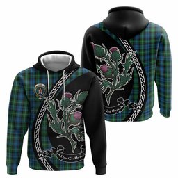 ScotsTee Shop Scottish Lyon Family Crest Tartan Hoodie Alba Thistle Inspired