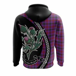ScotsTee Shop Scottish Montgomery Family Crest Tartan Hoodie Alba Thistle Inspired
