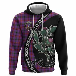 ScotsTee Shop Scottish Montgomery Family Crest Tartan Hoodie Alba Thistle Inspired