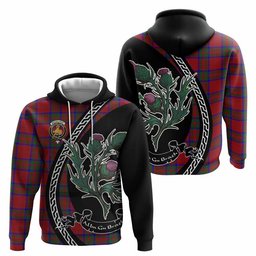ScotsTee Shop Scottish MacGillivray (McGillivray) Family Crest Tartan Hoodie Alba Thistle Inspired
