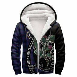 ScotsTee Shop Scottish Morgan Family Crest Tartan Hoodie Alba Thistle Inspired