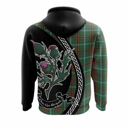 ScotsTee Shop Scottish Gayre Family Crest Tartan Hoodie Alba Thistle Inspired