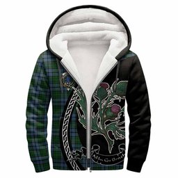 ScotsTee Shop Scottish Forsyth Family Crest Tartan Hoodie Alba Thistle Inspired