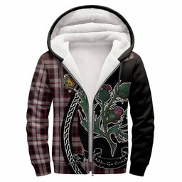 ScotsTee Shop Scottish MacPherson (McPherson) Family Crest Tartan Hoodie Alba Thistle Inspired