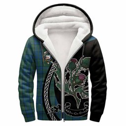 ScotsTee Shop Scottish Lockhart Family Crest Tartan Hoodie Alba Thistle Inspired