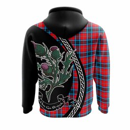 ScotsTee Shop Scottish MacTavish (McTavish) Family Crest Tartan Hoodie Alba Thistle Inspired