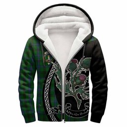 ScotsTee Shop Scottish Henderson Family Crest Tartan Hoodie Alba Thistle Inspired