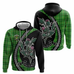 ScotsTee Shop Scottish Galloway Family Crest Tartan Hoodie Alba Thistle Inspired