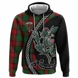 ScotsTee Shop Scottish MacPhail (McPhail) Family Crest Tartan Hoodie Alba Thistle Inspired