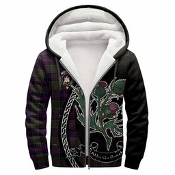 ScotsTee Shop Scottish MacDonald (McDonald) of Clanranald Family Crest Tartan Hoodie Alba Thistle Inspired