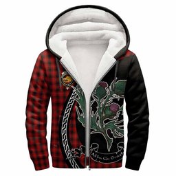 ScotsTee Shop Scottish MacIver (McIver) Family Crest Tartan Hoodie Alba Thistle Inspired