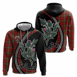 ScotsTee Shop Scottish Morrison Family Crest Tartan Hoodie Alba Thistle Inspired