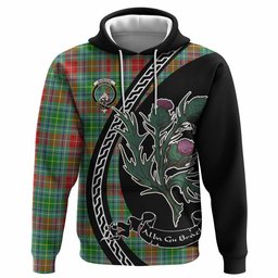 ScotsTee Shop Scottish Muirhead Family Crest Tartan Hoodie Alba Thistle Inspired