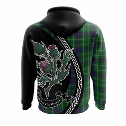 ScotsTee Shop Scottish Duncan Family Crest Tartan Hoodie Alba Thistle Inspired