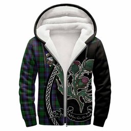ScotsTee Shop Scottish Galbraith Family Crest Tartan Hoodie Alba Thistle Inspired